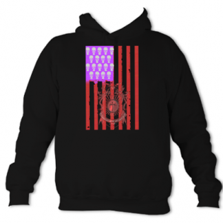 Skulls and Stripes Unisex Hoodie