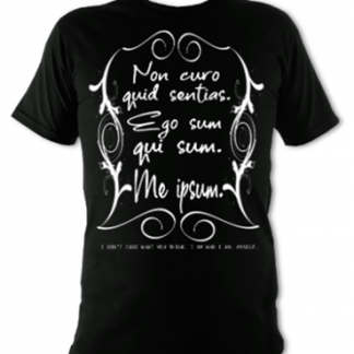 I Don't Care What You Think Latin Unisex T-Shirt