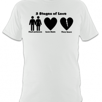 3 Stages of Love Unisex T-Shirt