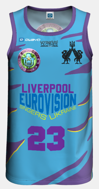 Eurovision 2023 Men's Basketball Jersey