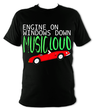 Engine On, Windows Down, Music Loud Unisex T-Shirt