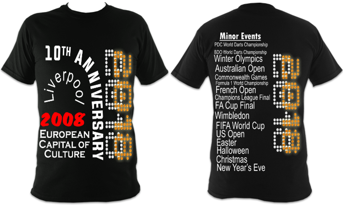 Liverpool 10th Anniversary Unisex T-Shirt - Image 3