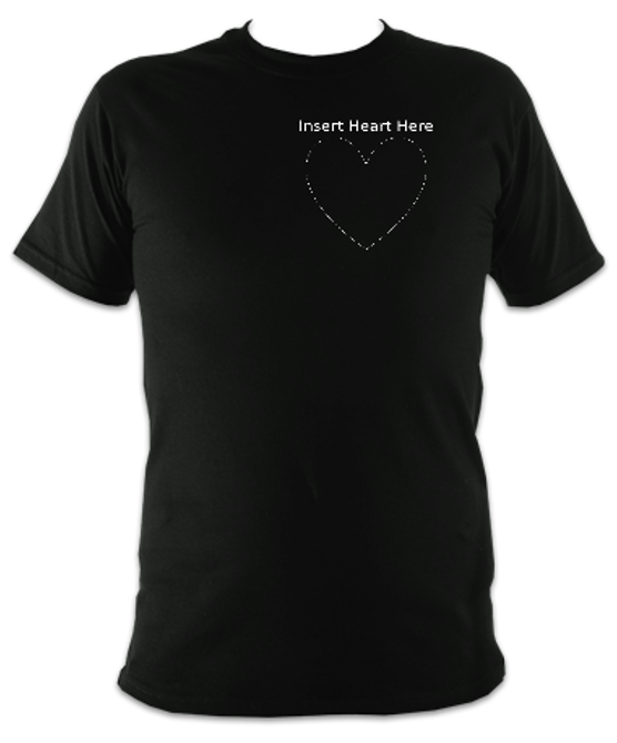 Insert Heart Here Unisex T-Shirt