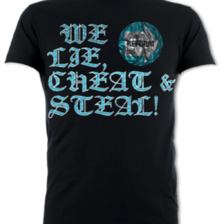 Reform UK: We Lie, cheat and steal Unisex T-Shirt