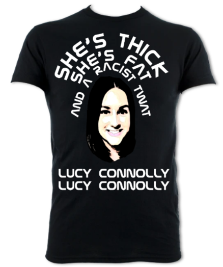 She's Thick, She's Fat and a Racist Twat Unisex T-Shirt
