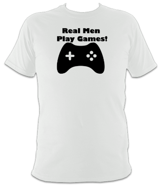 Real Men Play Games Unisex T-Shirt